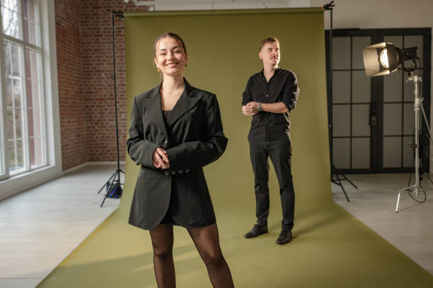 Artistic photoshoot captures model's joyful essence