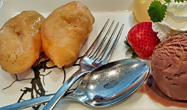 istock Delicious Dessert Plate with Fried Pastries 2194221567