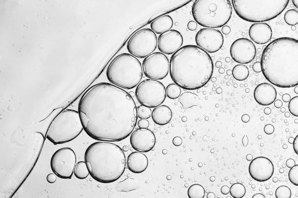 istock Close-up macro soda bubbles,Macro soda bubbles,Soda water isolated on white background. Oxygen bubble texture. 2194221588