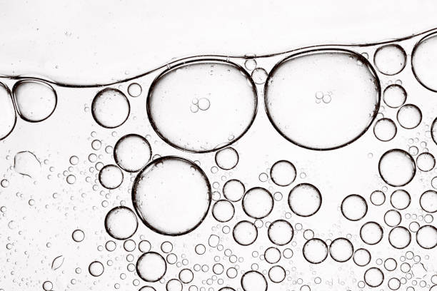 istock Close-up macro soda bubbles,Macro soda bubbles,Soda water isolated on white background. Oxygen bubble texture. 2194221593
