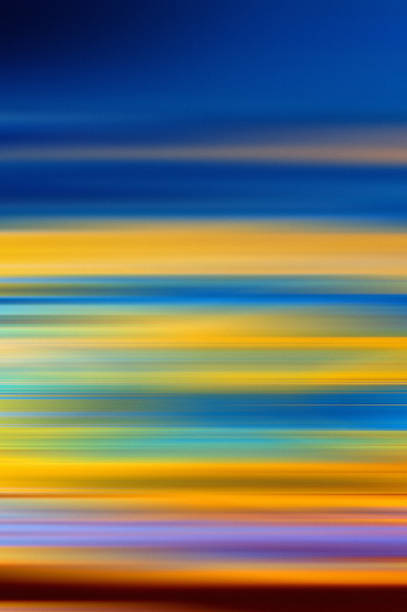 Abstract background with yellow and blue lines