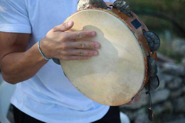 istock Joyful Tambourine Beats in Rolling Countryside 2194225170