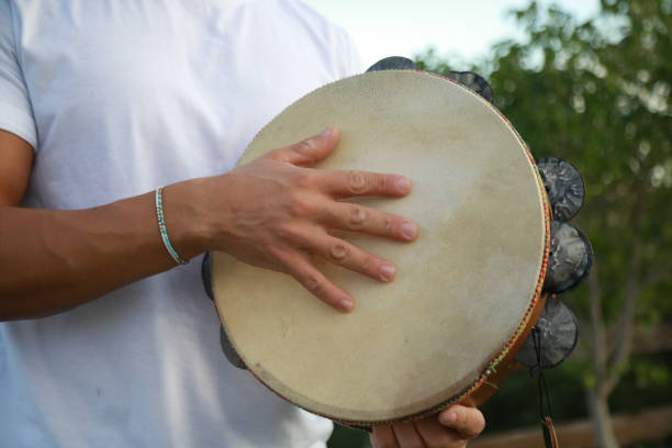 istock Joyful Tambourine Beats in Rolling Countryside 2194225288