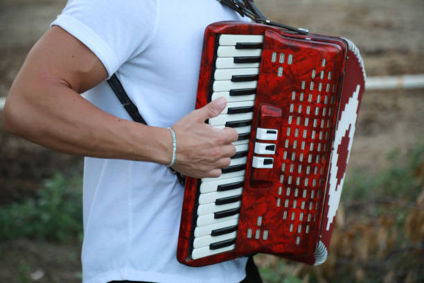 istock Technique And Ability Of A Professional Accordion Player 2194225811