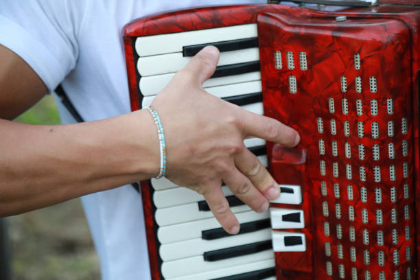 istock Technique And Ability Of A Professional Accordion Player 2194225877
