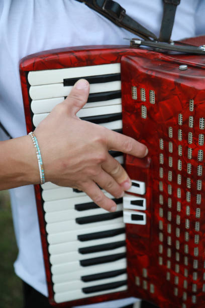 istock Technique And Ability Of A Professional Accordion Player 2194225962