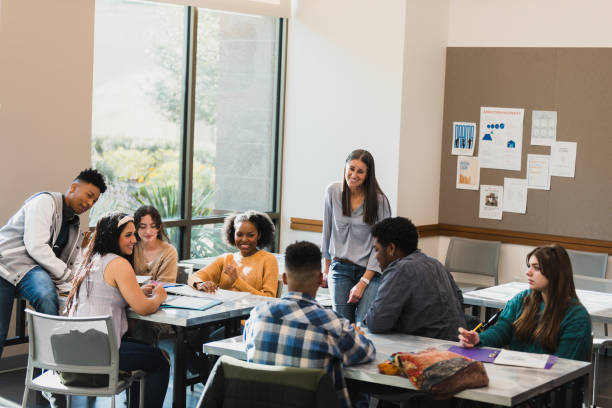 istock Diverse Group of Students and Teacher in a Classroom Setting 2194233502