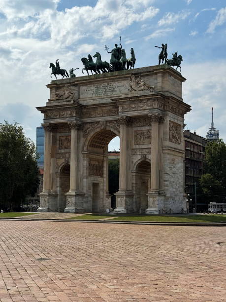istock Arch of Peace in Milan 2194244258