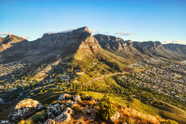 istock Cape Town during a Sunny Day overlooking Camps Bay Beach with Table Mountain and Twelve Apostles in the Background 2194250249