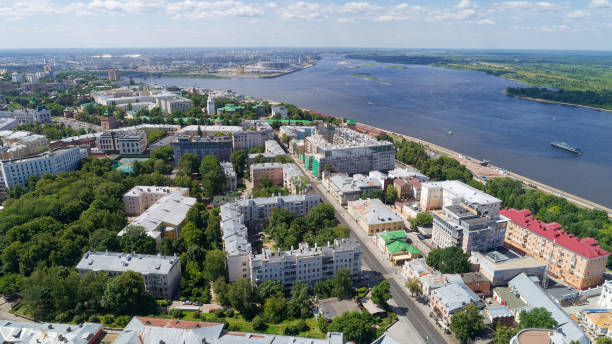 istock City view with a river in the background 2194252945