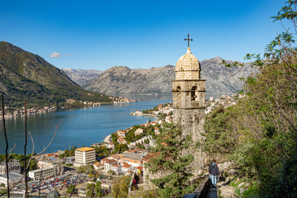 istock Upper view of beautiful Kotor and its bay. Montenegro. 2194253428