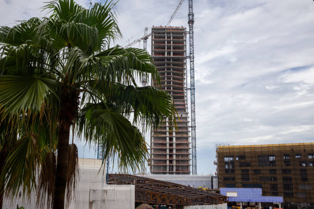 Construction of Seminole Hard Rock in Hollywood FL