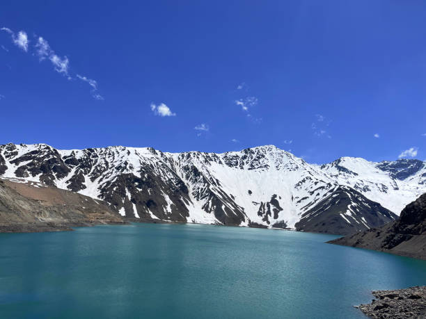 istock Landscape of mountains, snow and lagoon 2194254229