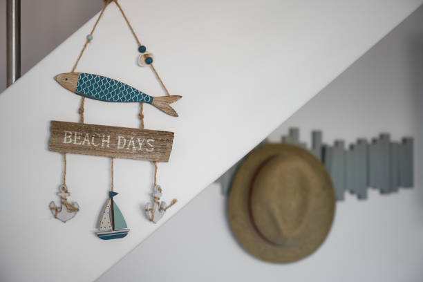 Nautical Themed Wall Decorations with Fish and Sailboat