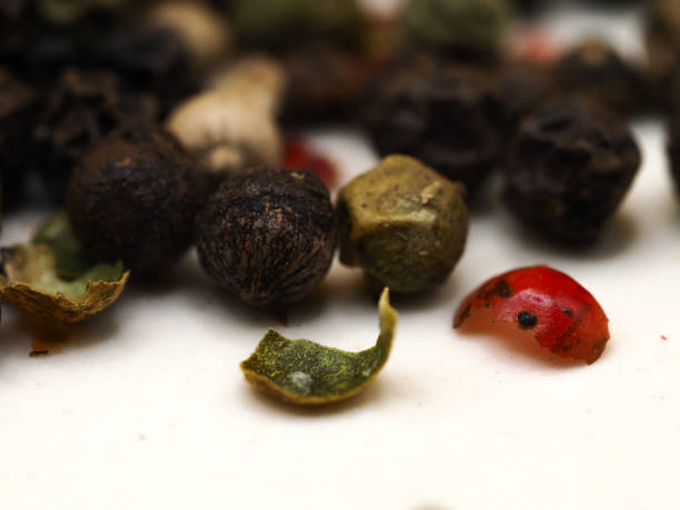 istock Close-up of a split red peppercorn. 2194262089