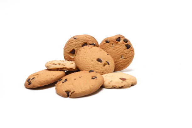 istock Staked cookies isolated on a white background. 2194262758