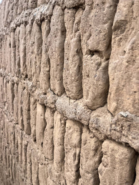 Miraflores, Lima. Peru - Sep 1th 2024: Archaeological remains at Huaca Pucllana, Lima, Peru
