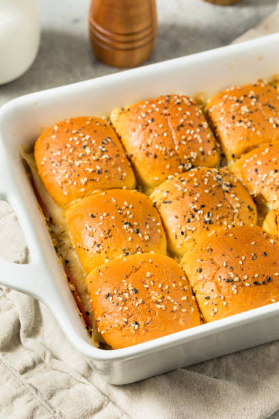 istock Homemade Ham and Cheese Sliders for a Party 2194266766