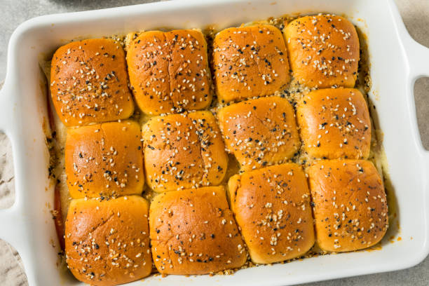 istock Homemade Ham and Cheese Sliders for a Party 2194266834