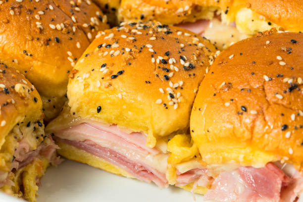 istock Homemade Ham and Cheese Sliders for a Party 2194266879