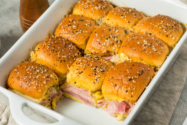 istock Homemade Ham and Cheese Sliders for a Party 2194266891