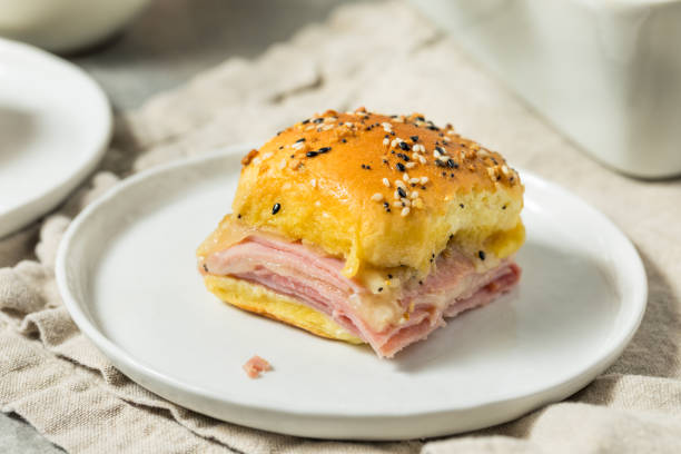 istock Homemade Ham and Cheese Sliders for a Party 2194266900