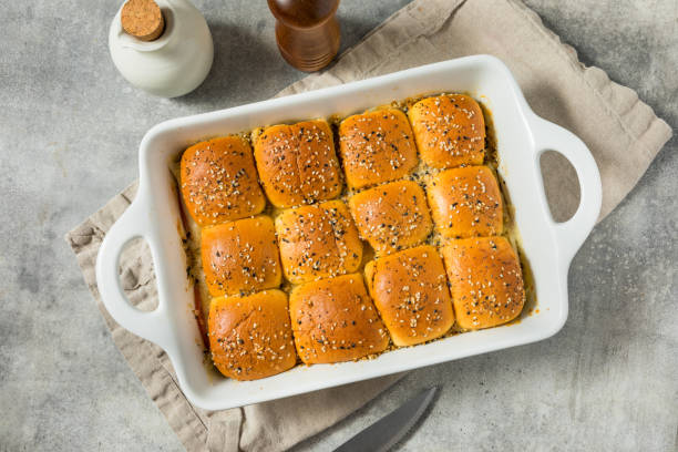 Homemade Ham and Cheese Sliders for a Party