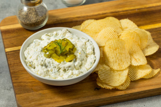 istock Creamy Pickle Dip with Mayo for an Appetizer 2194267016