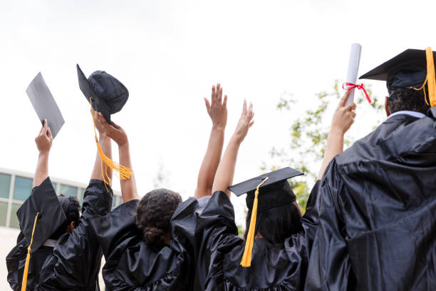 istock Joyful Graduates Celebrate Academic Achievement Together 2194268934