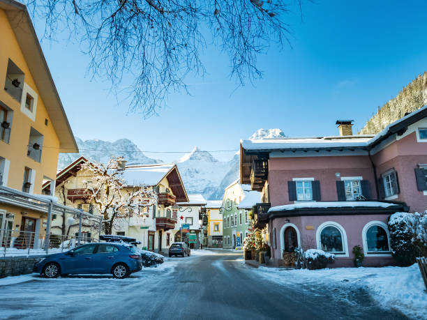 istock Lofer village ski resort in winter, Austria 2194277240