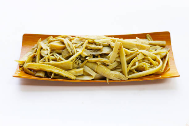 Bamboo shoot in tiliacora triandra juice