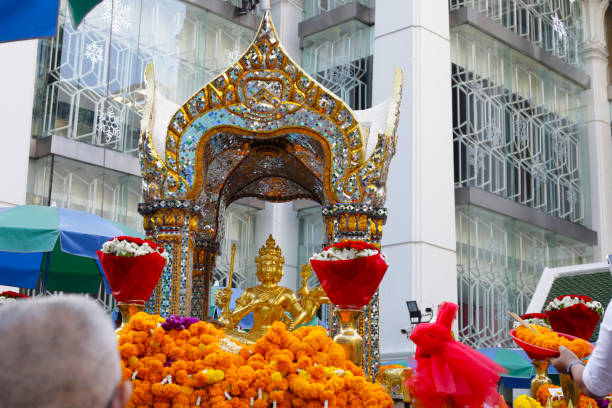 istock Erawan shrine Bangkok city, Thailand 2194279624