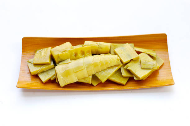 Bamboo shoot in tiliacora triandra juice