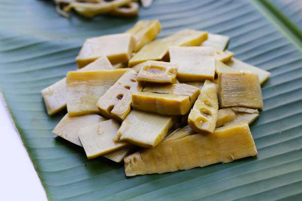 istock Bamboo shoot in tiliacora triandra juice 2194280486