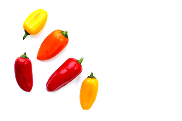 istock Chili peppers on a white background. 2194285296