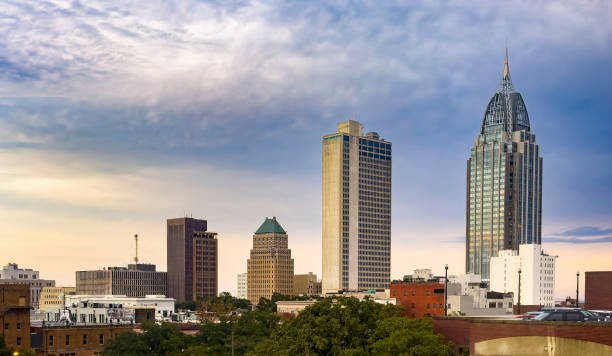 istock Skyline of Mobile, Alabama at Dusk 2194288070