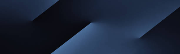 istock Black dark blue silver white modern abstract background. Geometric. Line stripe angle 3d. Gradient. Metal metallic.  Business technology. Wide banner. Panoramic. 2194288955