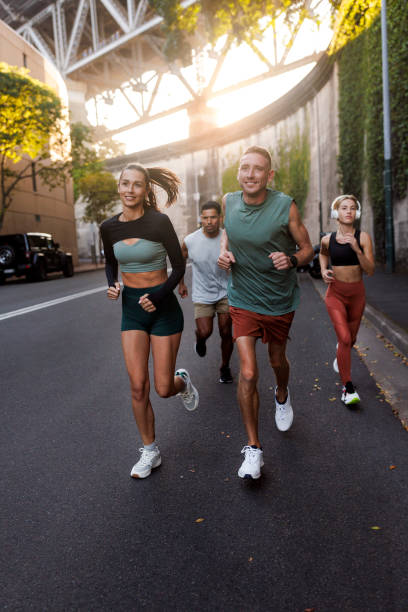 istock Outdoor group fitness 2194290468