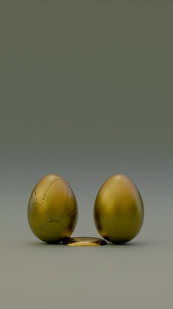 istock Two eggs with one cracked which represents fragility with loss but also opportunity emerging from adversity 2194291608