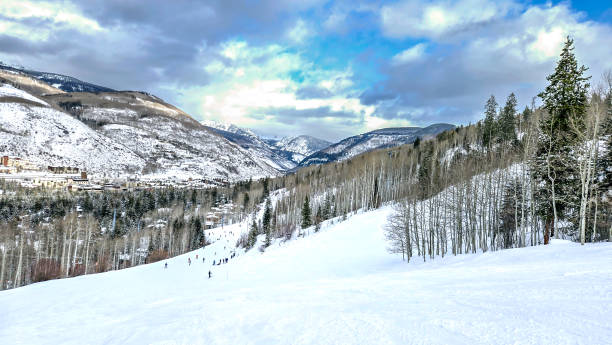 istock Snow Skiing in Vail, Colorado 2194295529