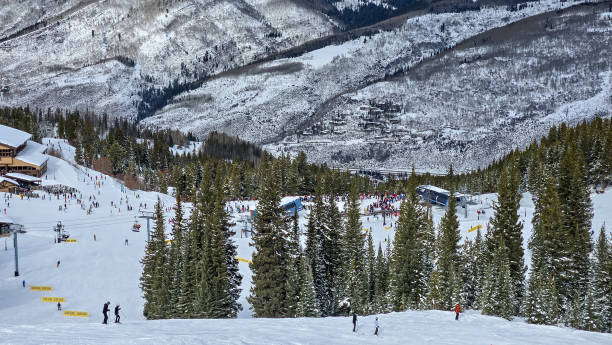 istock Snow Skiing in Vail, Colorado 2194295672