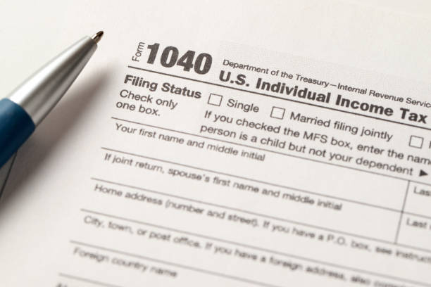 istock U.S. Individual Income Tax Return Form 2194299310