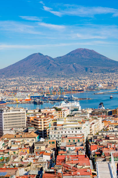 istock Panoramic View of Naples with Vulcano Vesuvio 2194300935
