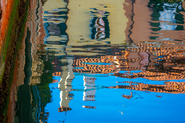 istock Reflection of a Venetian house in a canal 2194305449