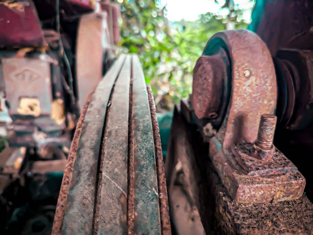 istock photo of a rusty and old diesel engine 2194309641