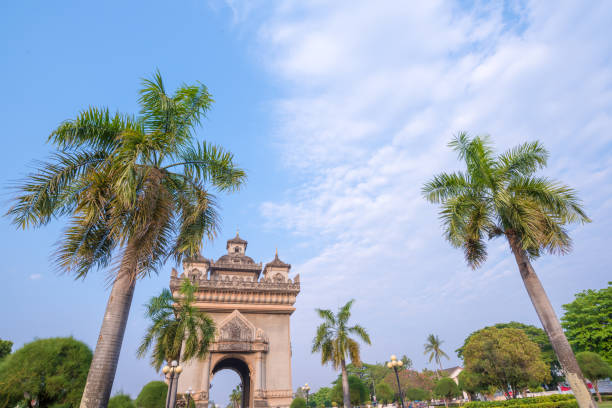 istock The most beautiful Viewpoint architecture Patuxay(Victory Gate) in Vientiane, Laos 2194311152