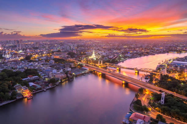 istock Memorial Bridge (Bangkok) or Phra Phuttha Yodfa Bridge 2194313114