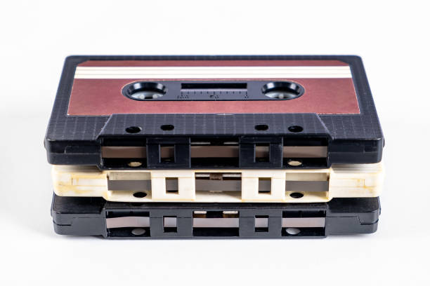 istock Old Audio Tape Cassettes 2194316354