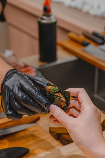 Crafting a Gourmet Hand Roll Sushi