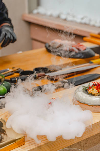 istock Innovative Smoke Effect in Japanese Cuisine 2194319210